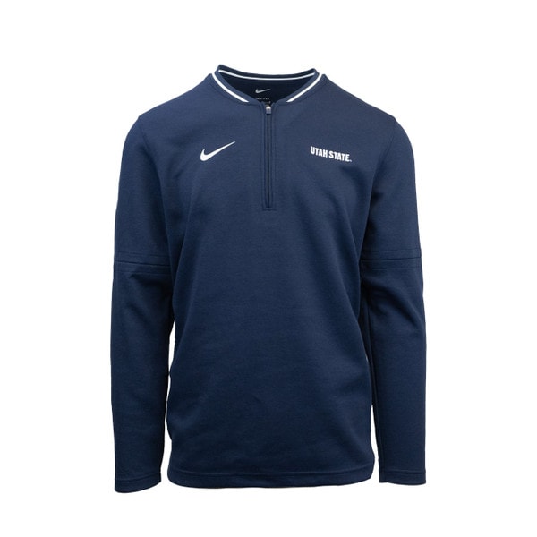 SHIRT LS COACH DRIFIT HALF ZIP UTAH STATE